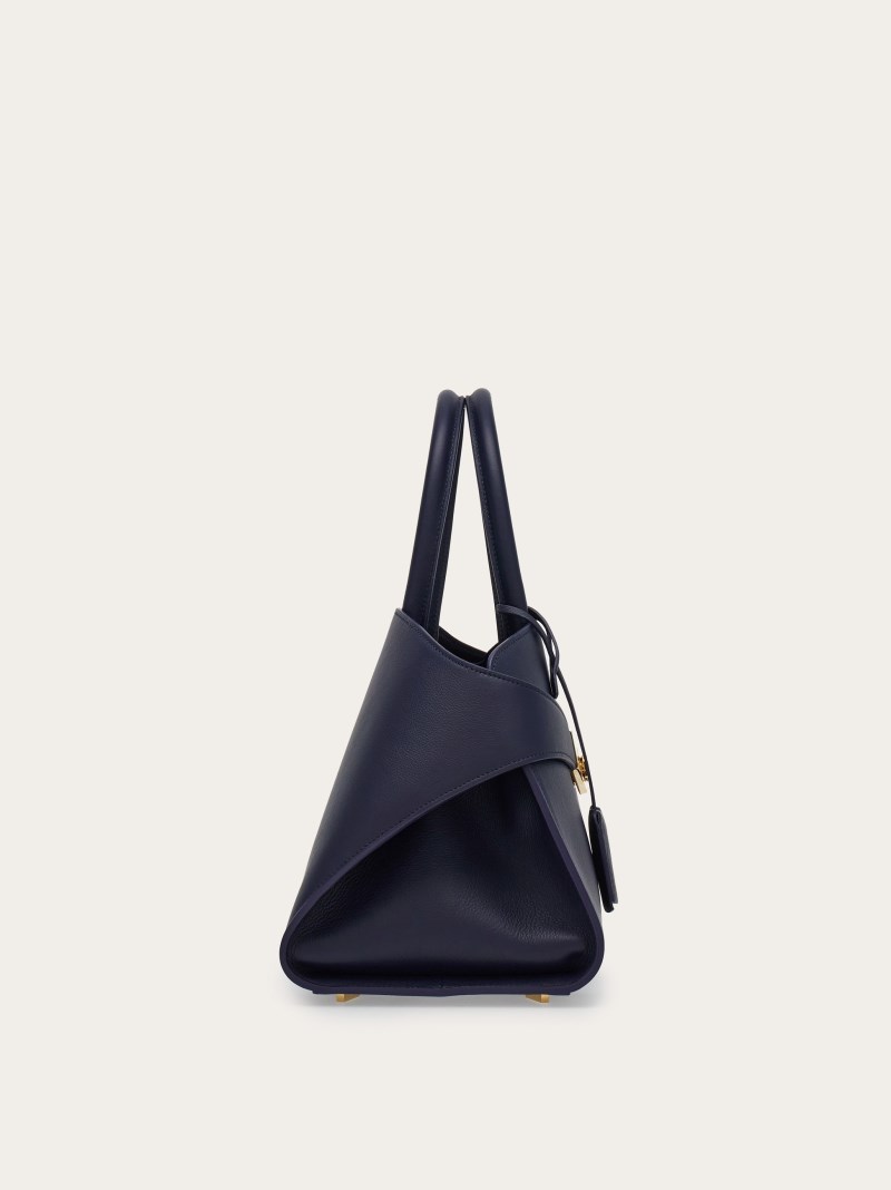 Ferragamo | Women's Hug Handbag - Midnight Blue