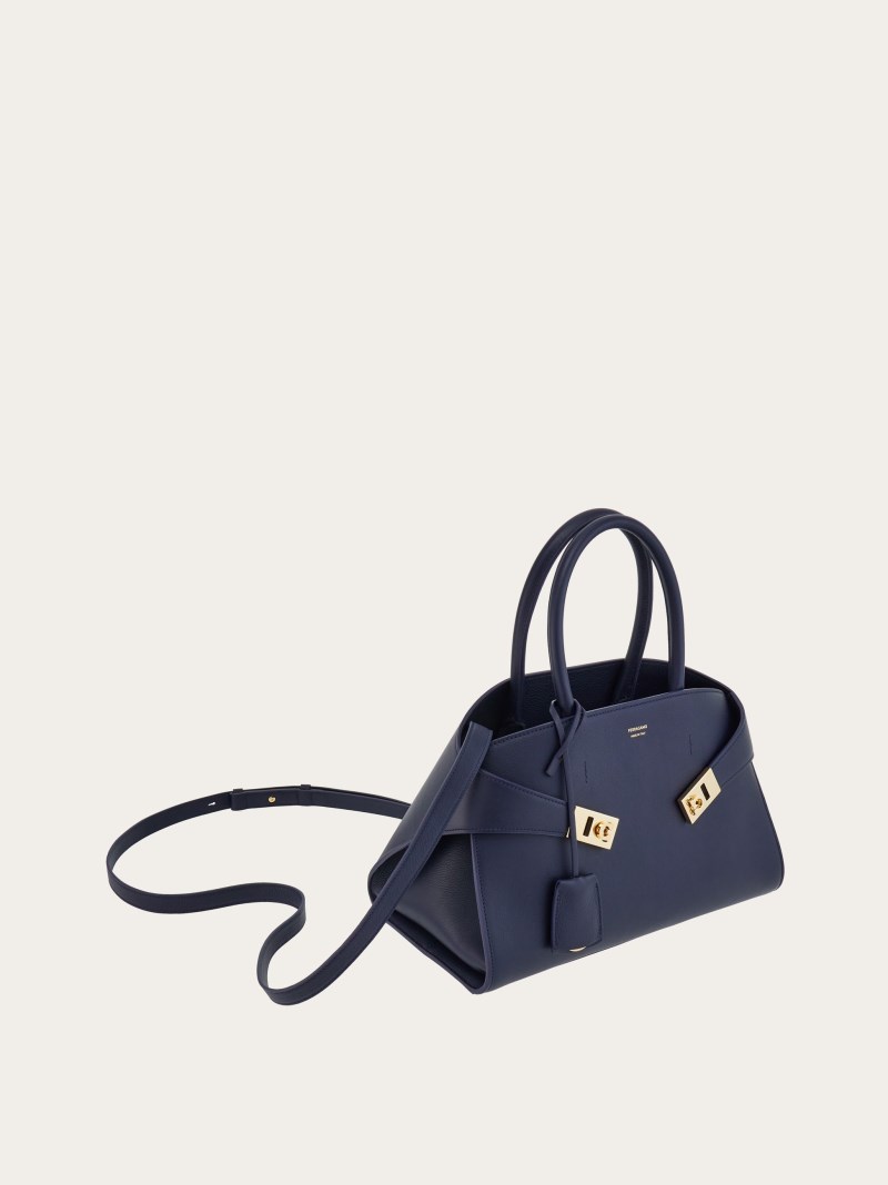 Ferragamo | Women's Hug Handbag - Midnight Blue