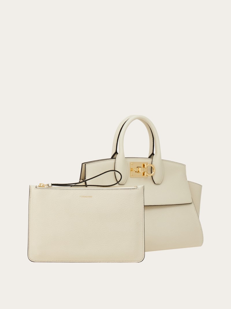 Ferragamo | Women's Studio Soft Bag - Mascarpone
