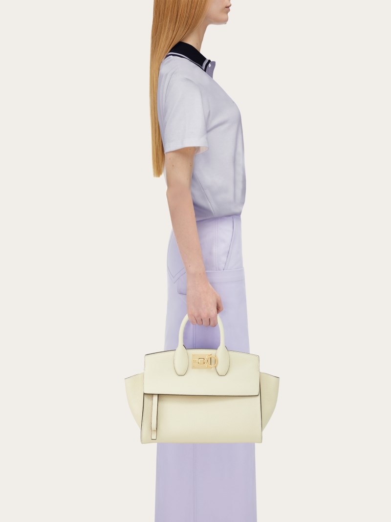 Ferragamo | Women's Studio Soft Bag - Mascarpone
