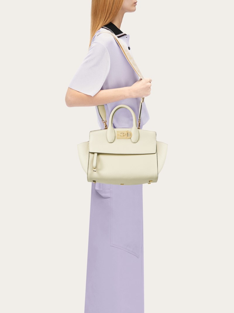 Ferragamo | Women's Studio Soft Bag - Mascarpone