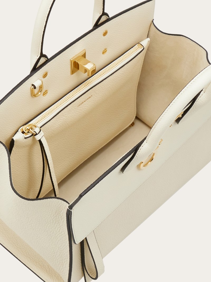 Ferragamo | Women's Studio Soft Bag - Mascarpone