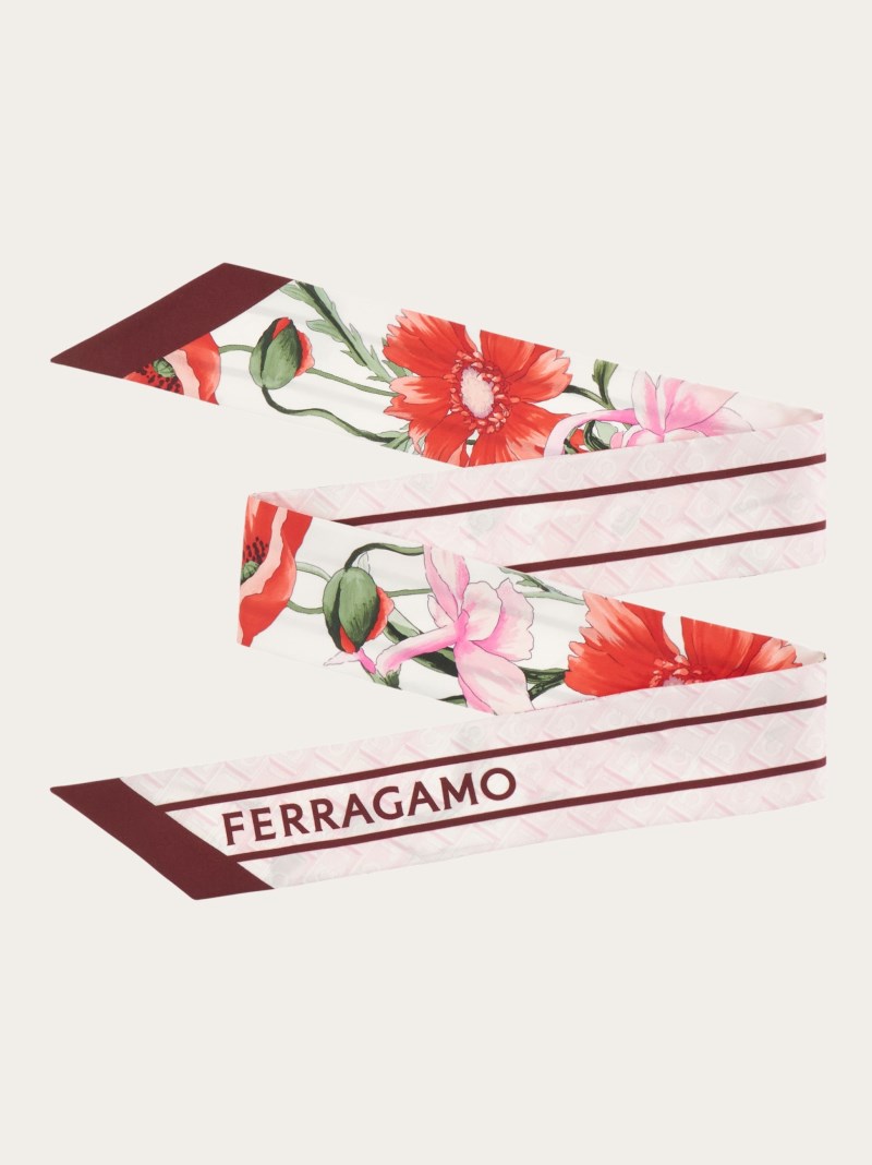Ferragamo | Women's Bouquet Print Mini Bandeau - Cotton Candy