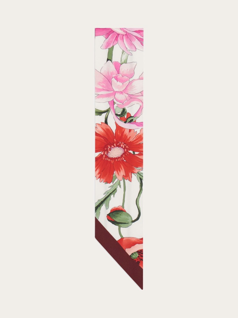 Ferragamo | Women's Bouquet Print Mini Bandeau - Cotton Candy