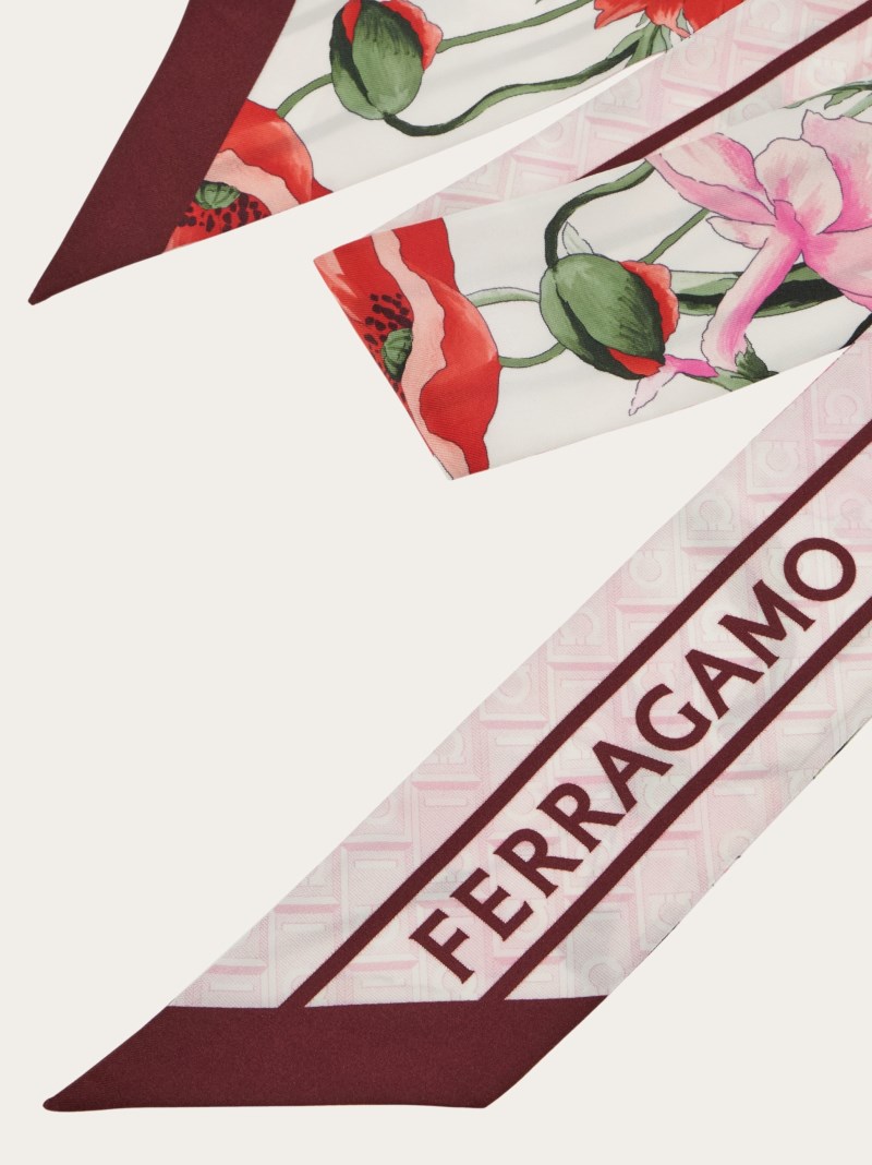 Ferragamo | Women's Bouquet Print Mini Bandeau - Cotton Candy