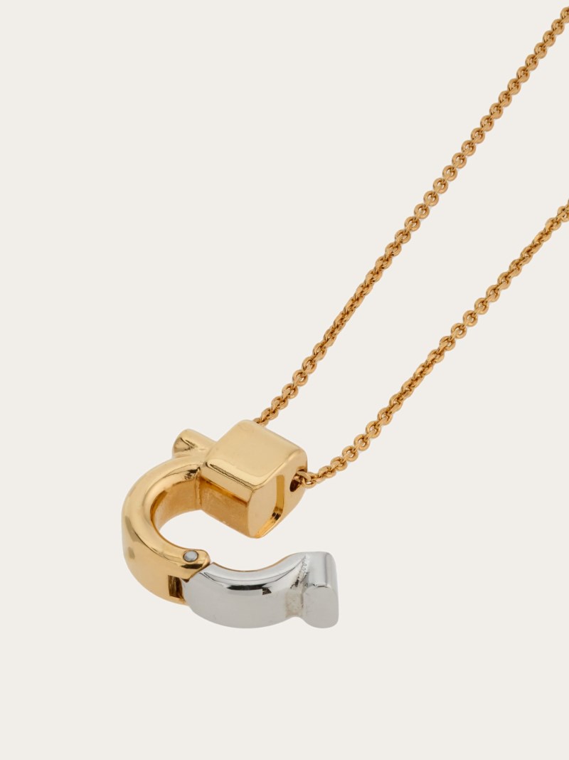 Ferragamo | Women's Gancini Pendant Necklace - Gold