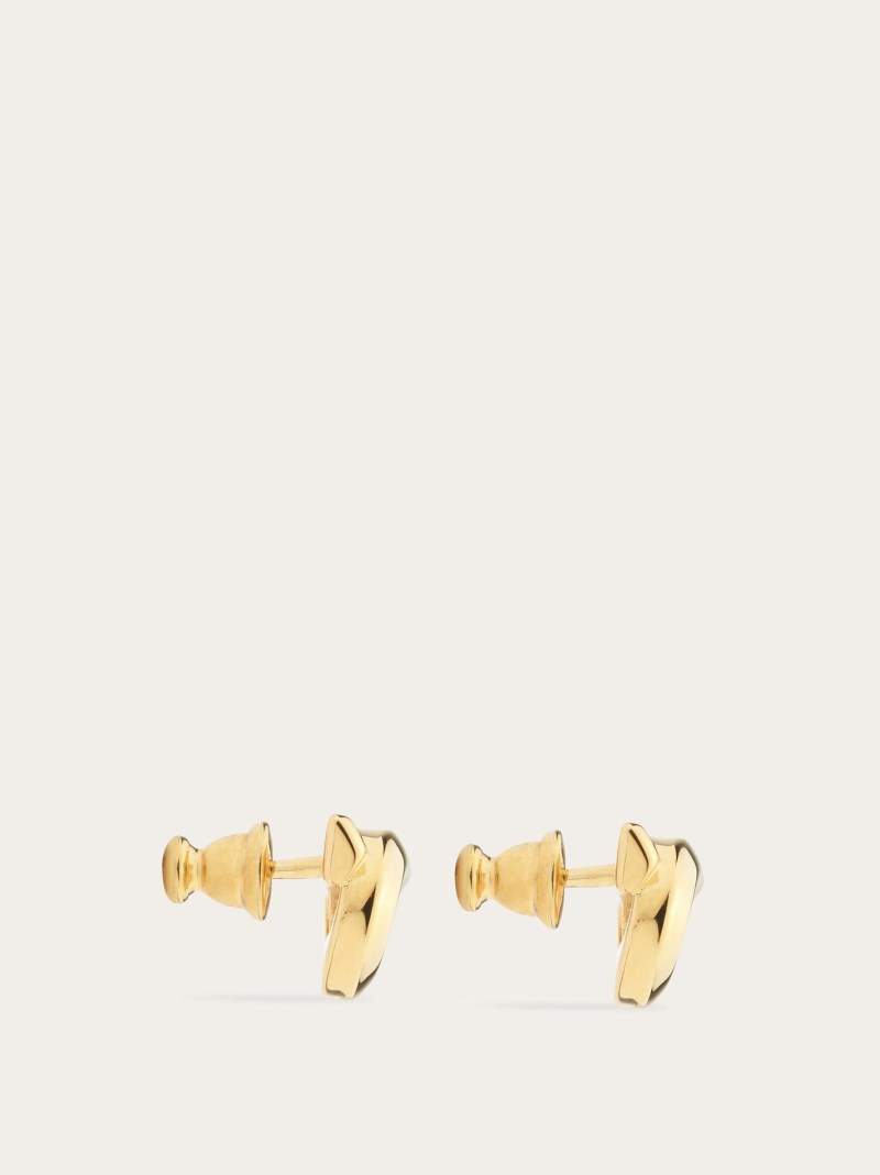 Ferragamo | Women's Gancini Earrings - Gold (Size 14)