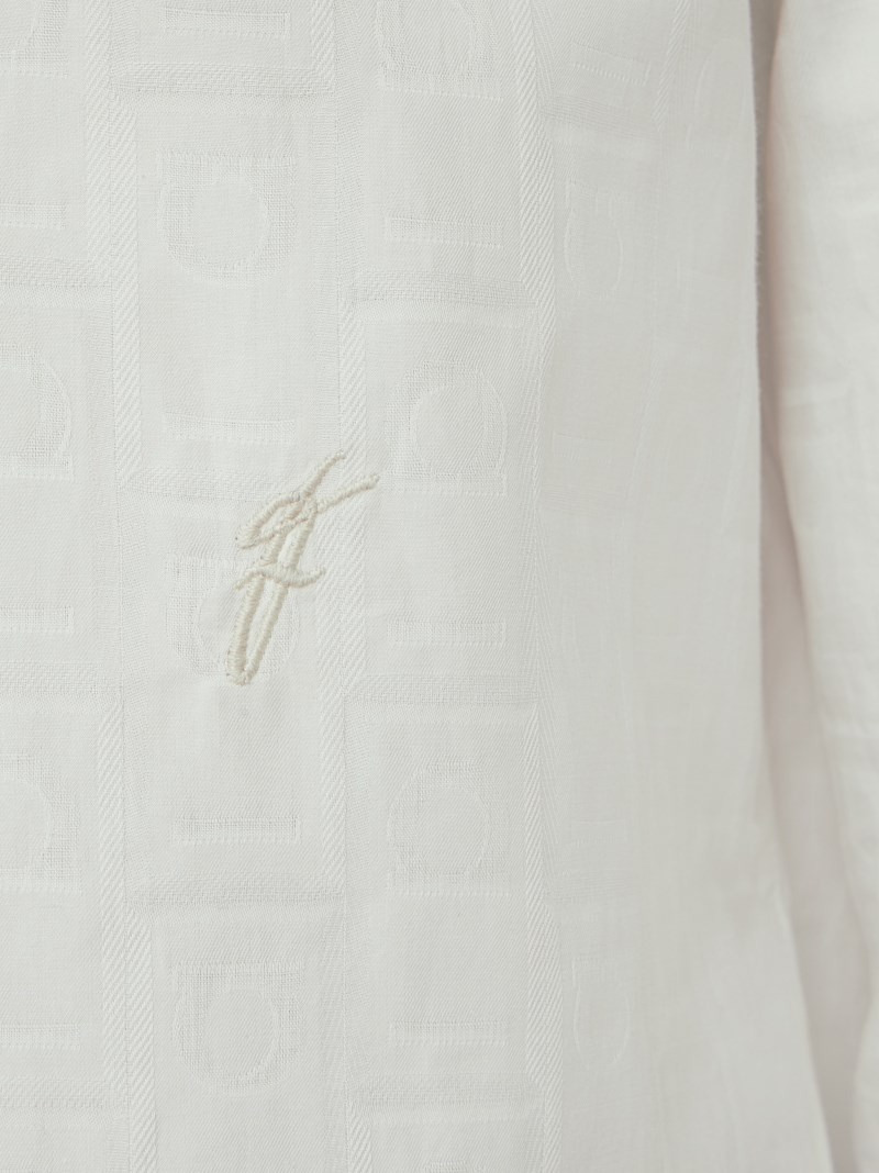 Ferragamo | Men's Long Sleeved Shirt - White