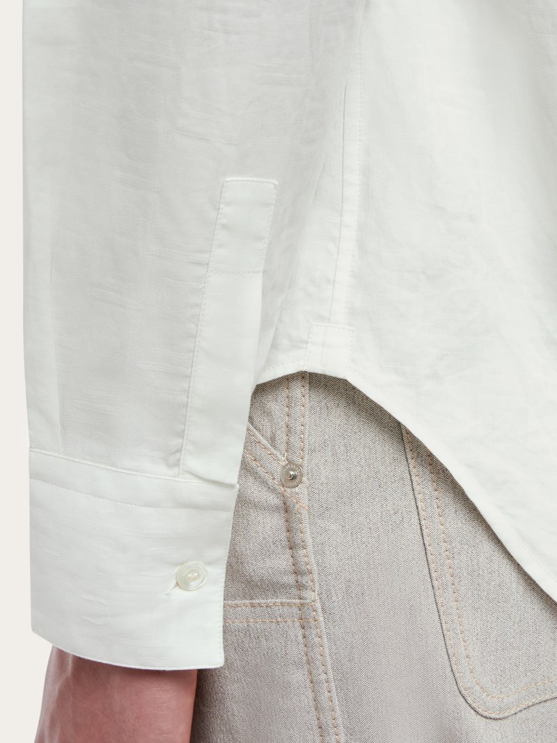 Ferragamo | Men's Long Sleeved Shirt - White