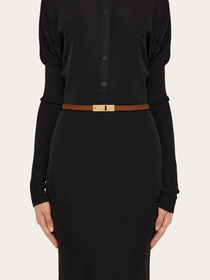 Ferragamo | Women's Extendable Hug Belt - Cognac