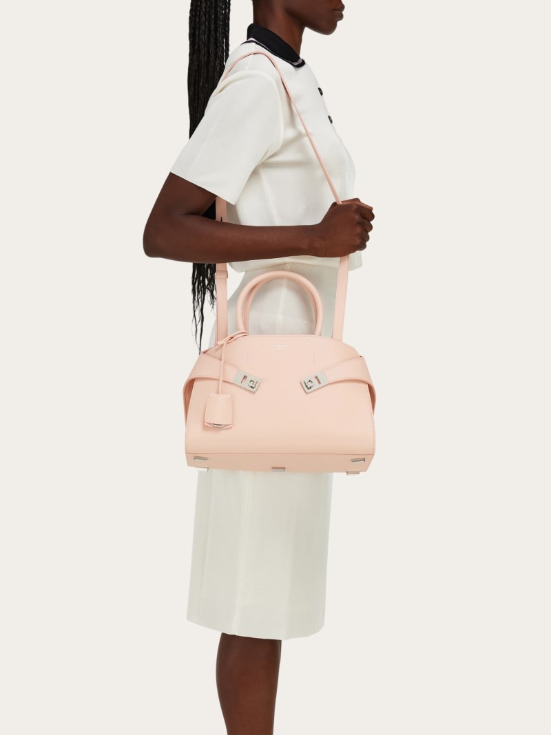 Ferragamo | Women's Hug Handbag - Nylund Pink