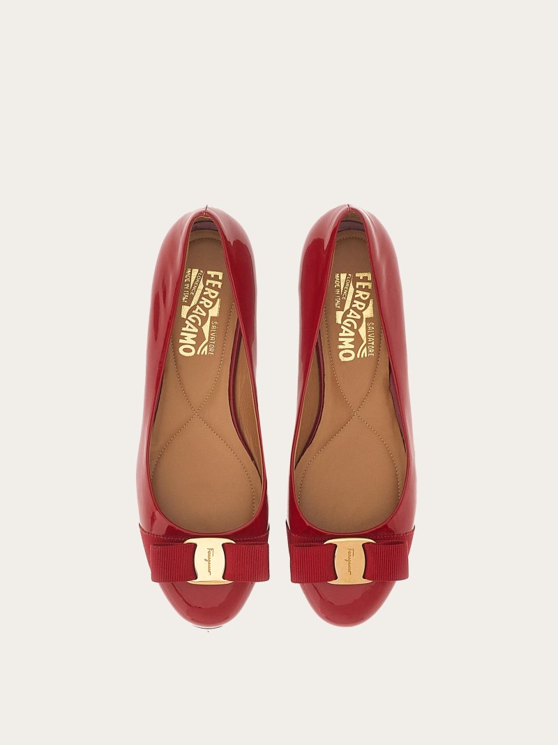 Ferragamo | Women's Varina Ballet Flat - Red