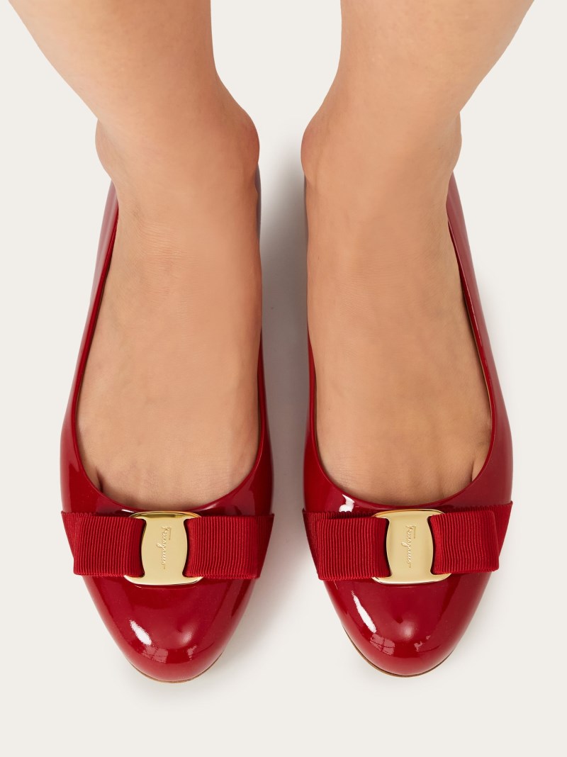 Ferragamo | Women's Varina Ballet Flat - Red