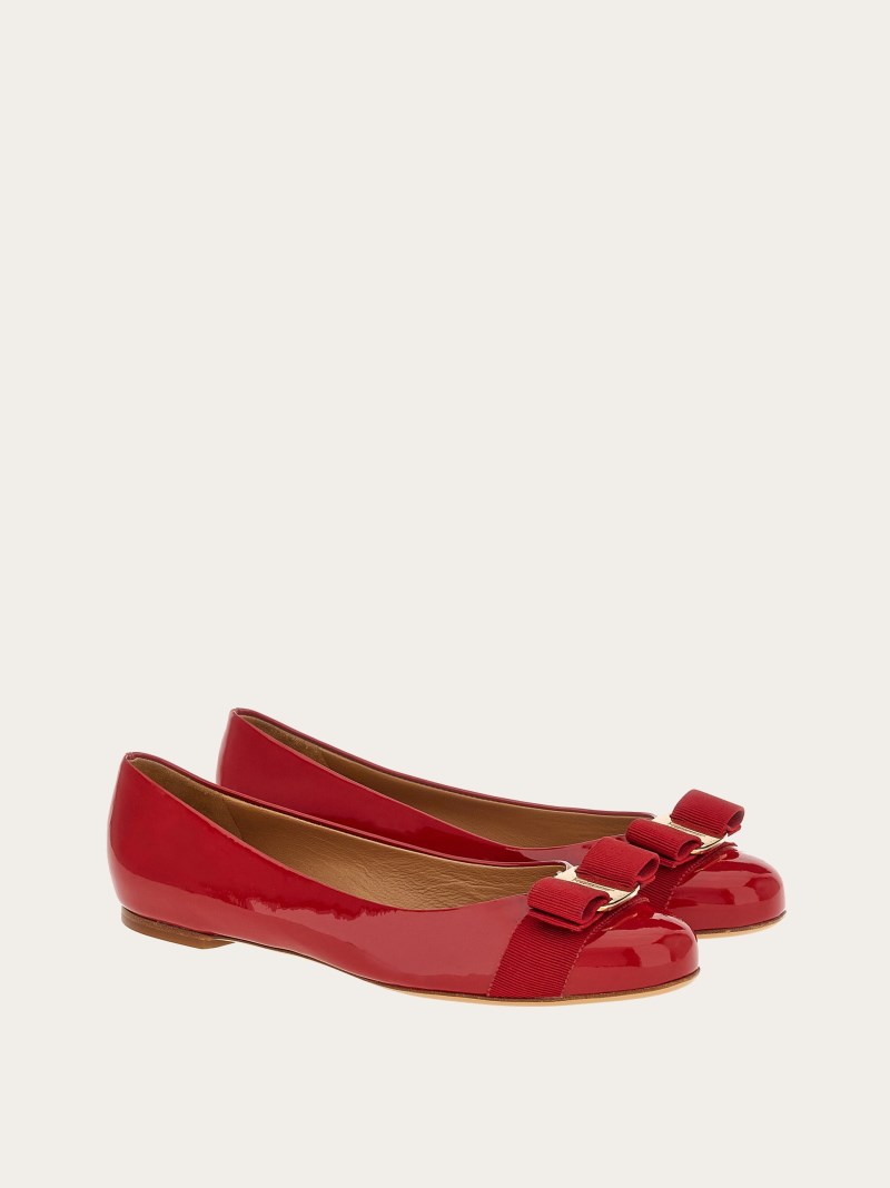 Ferragamo | Women's Varina Ballet Flat - Red