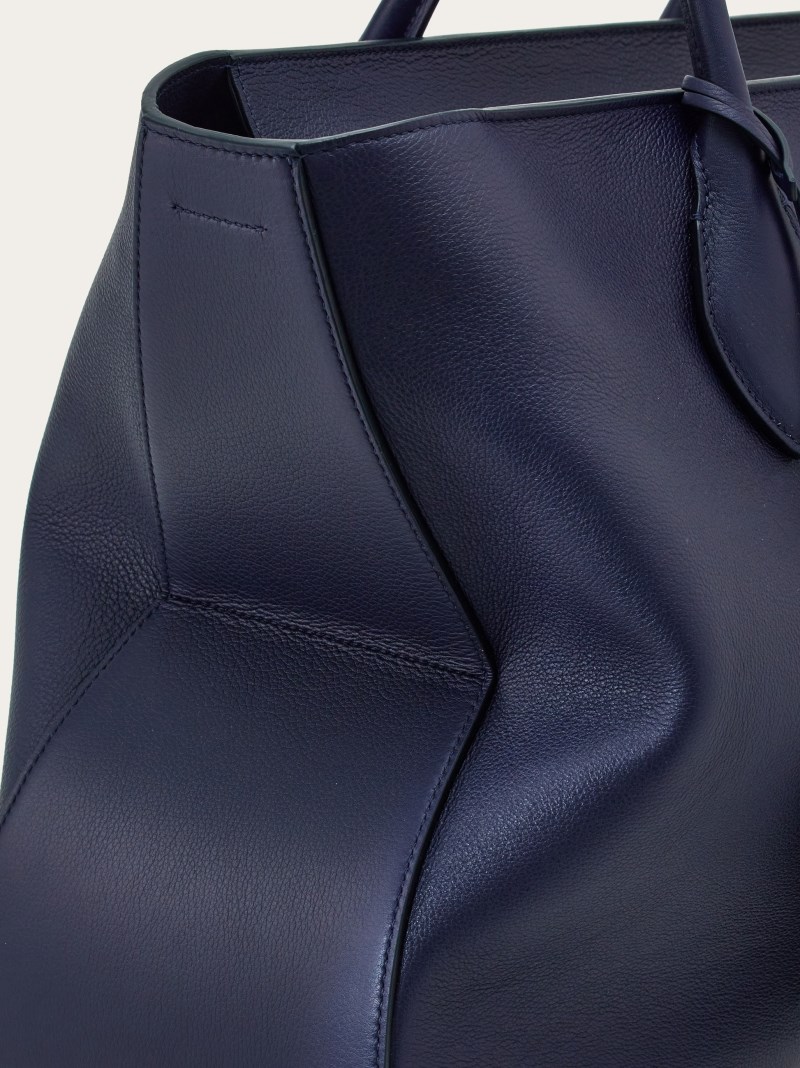 Ferragamo | Women's Tote Bag - Midnight Blue