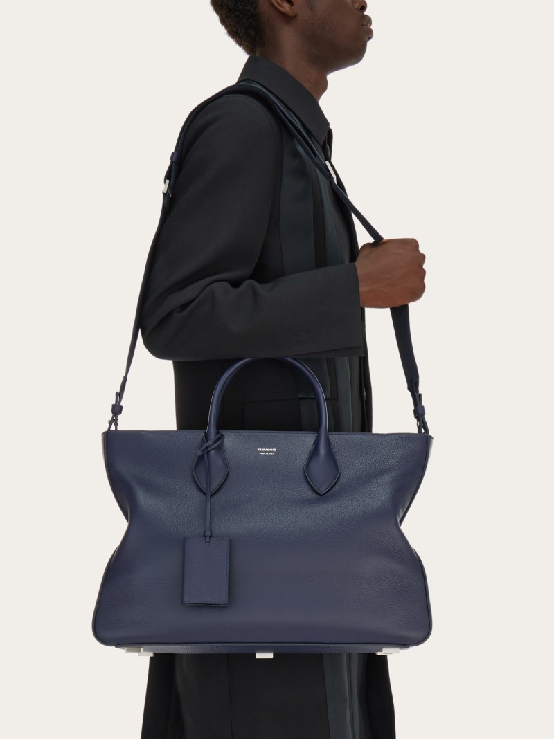 Ferragamo | Women's Tote Bag - Midnight Blue