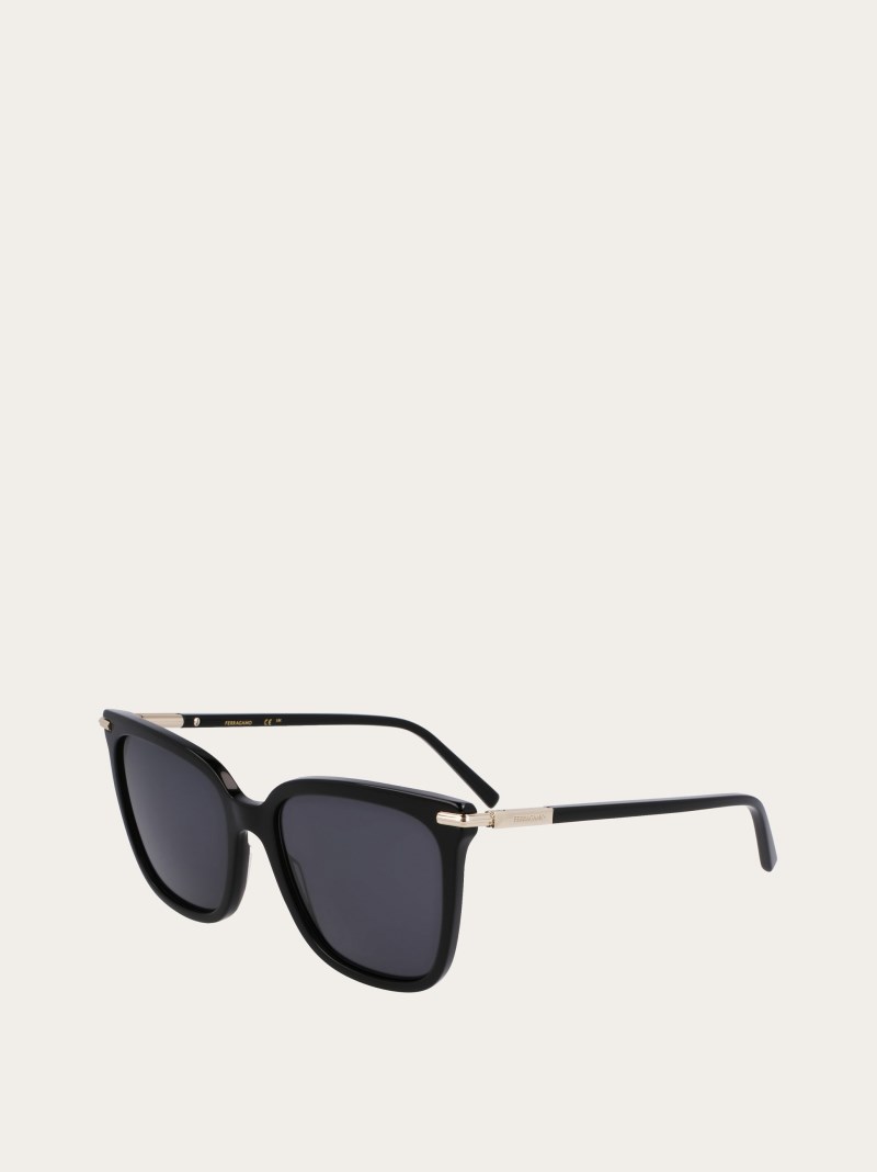 Ferragamo | Women's Sunglasses - Black/Grey