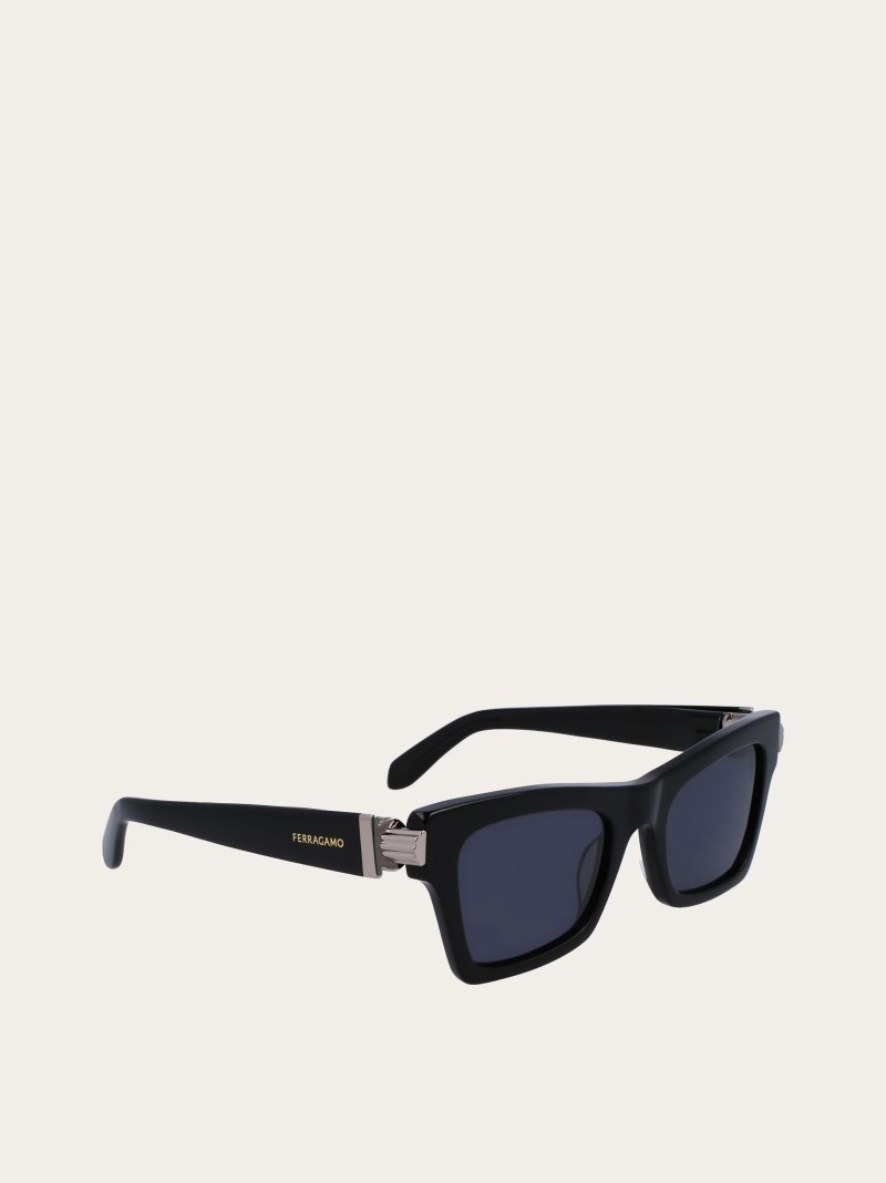 Ferragamo | Women's Sunglasses - Black/Grey