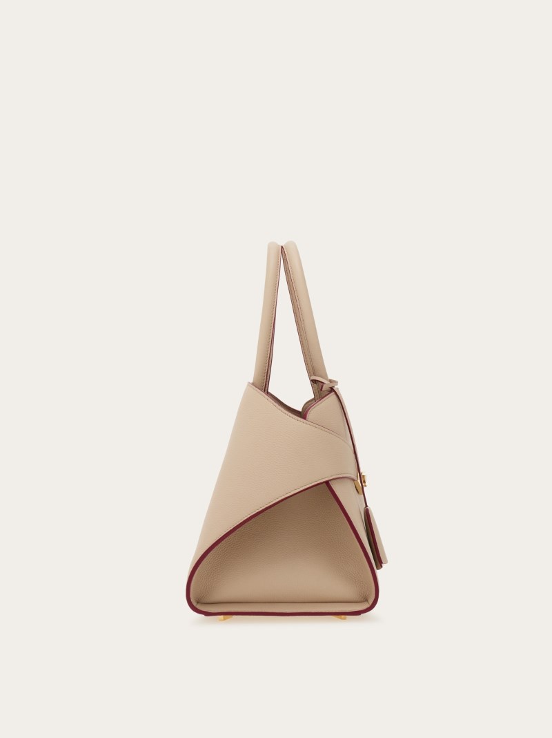 Ferragamo | Women's Hug Handbag - Stone