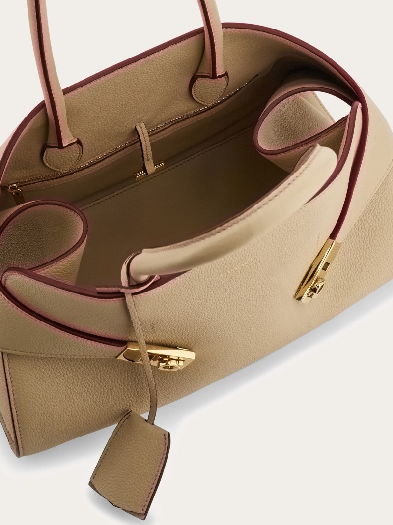 Ferragamo | Women's Hug Handbag - Stone
