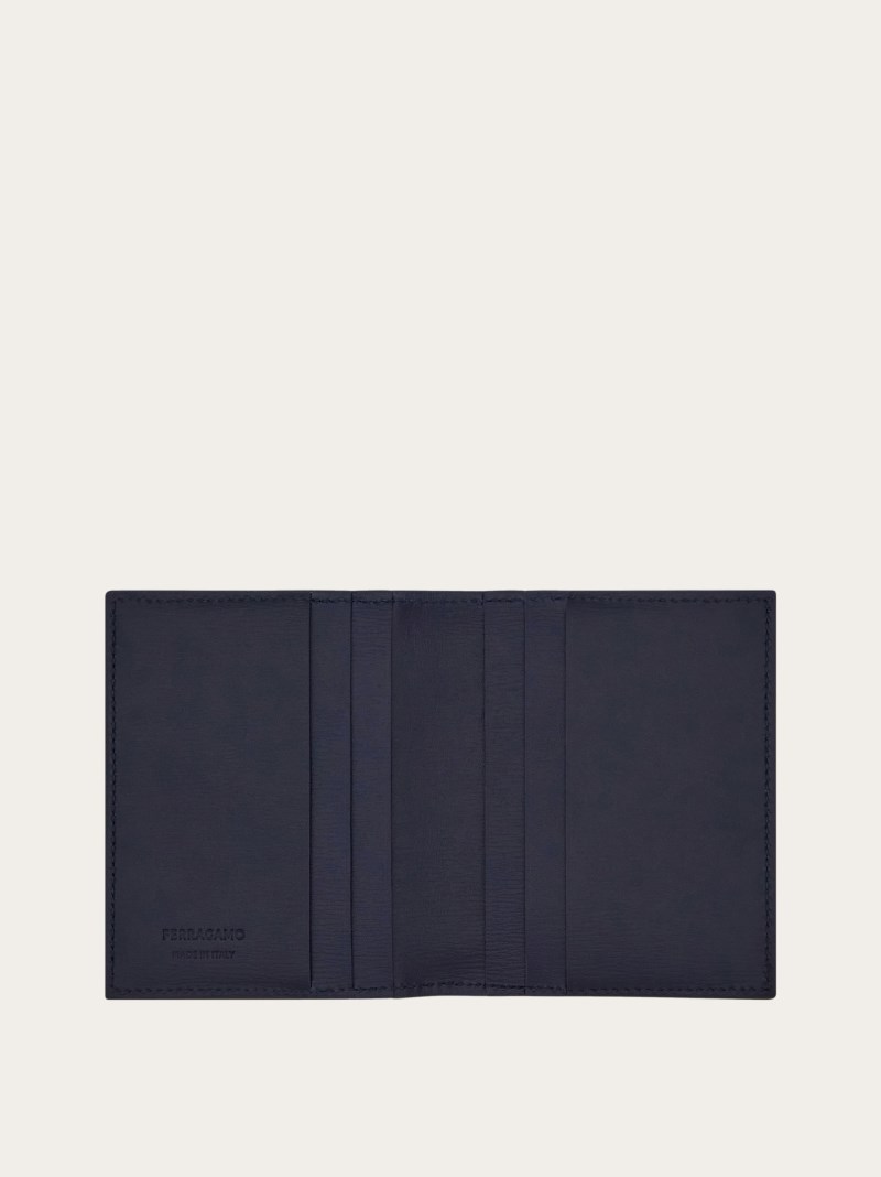 Ferragamo | Men's Credit Card Holder - Midnight Blue/Black