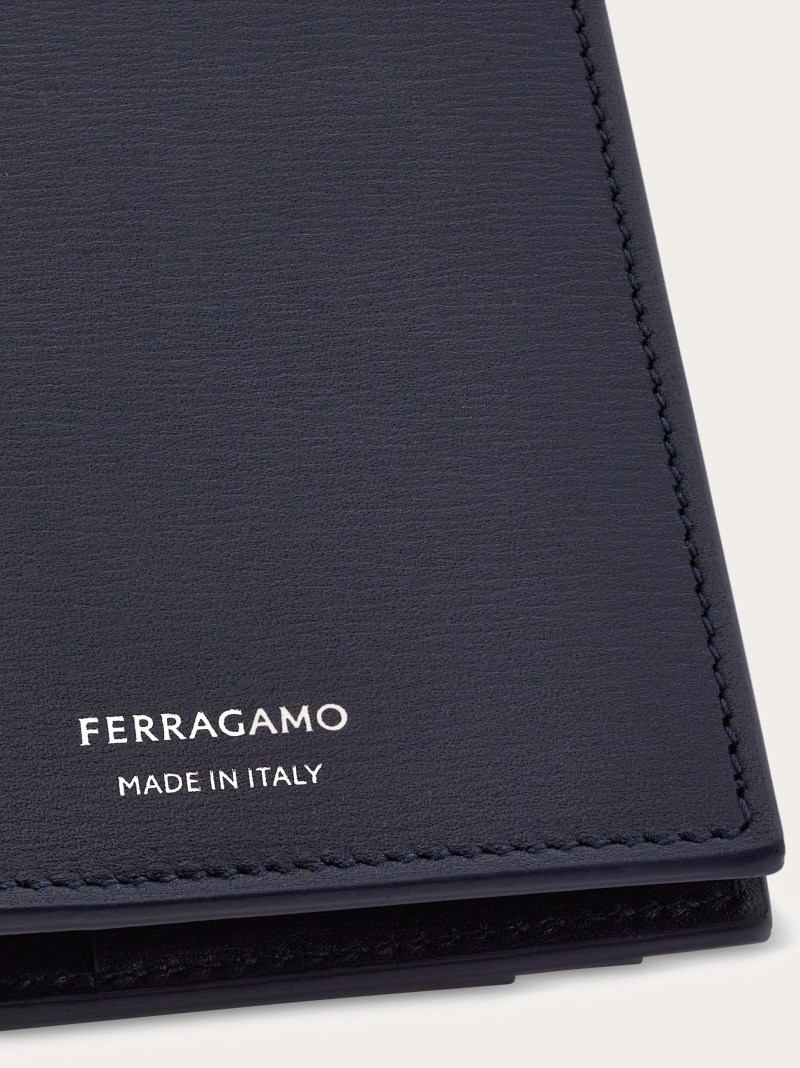 Ferragamo | Men's Credit Card Holder - Midnight Blue/Black