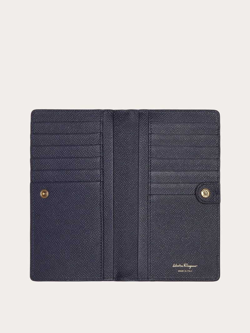 Ferragamo | Women's Gancini Continental Wallet - Midnight Blue