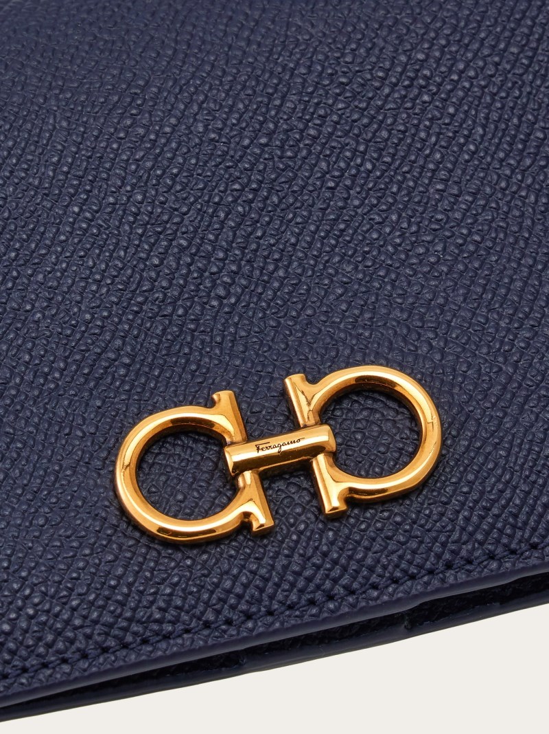 Ferragamo | Women's Gancini Continental Wallet - Midnight Blue