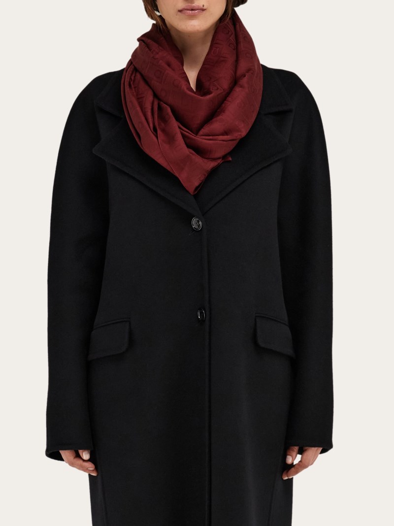 Ferragamo | Women's Monogram Stole - Bordeaux