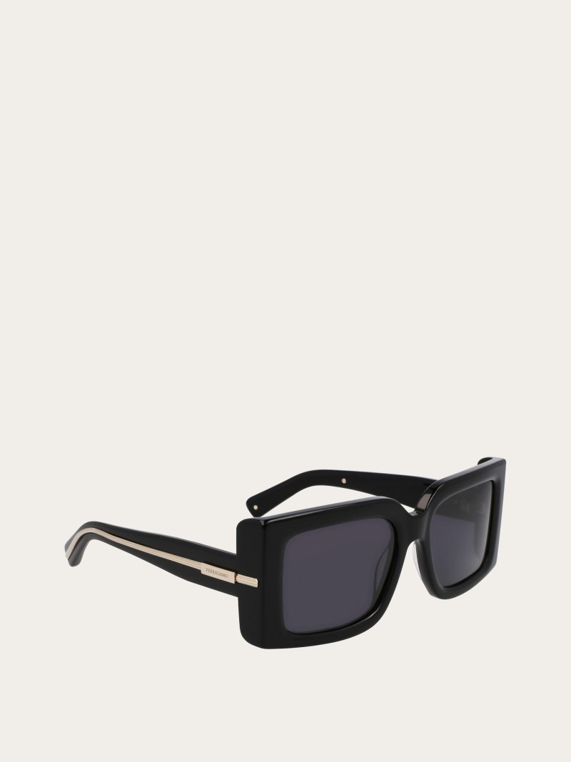 Ferragamo | Women's Sunglasses - Black/Grey