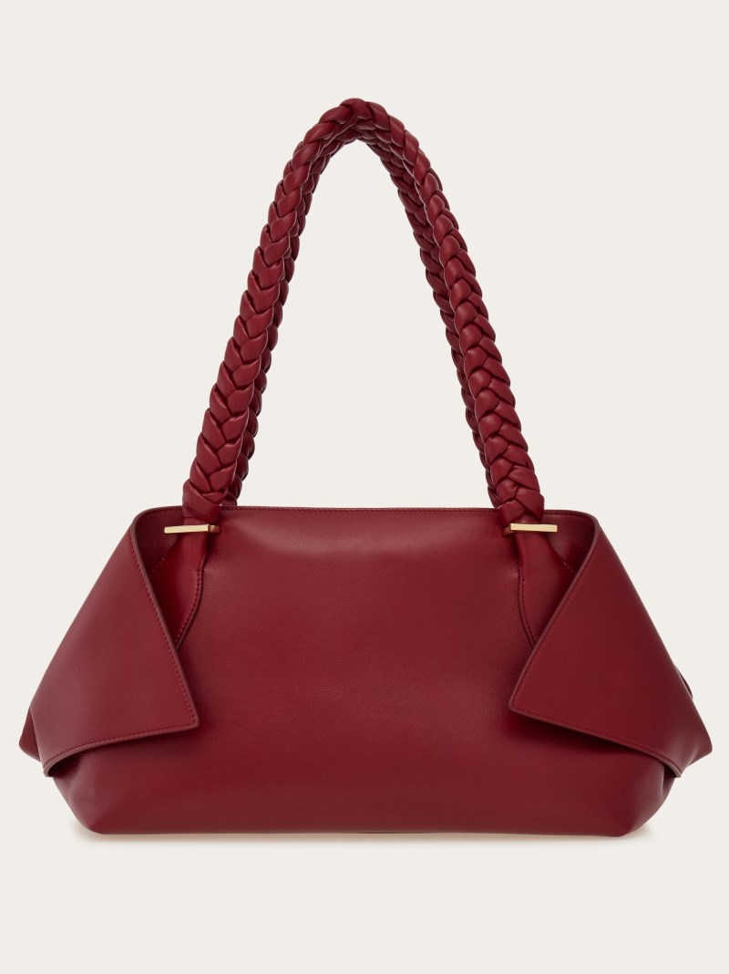 Ferragamo | Women's Shoulder Bag - Burgundy