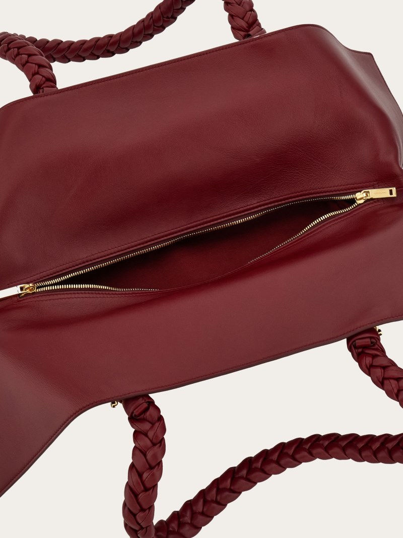Ferragamo | Women's Shoulder Bag - Burgundy