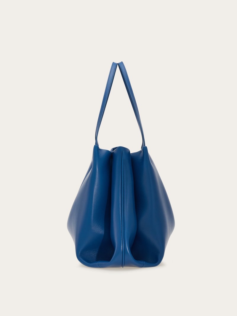 Ferragamo | Women's Tote Bag - Teal Blue