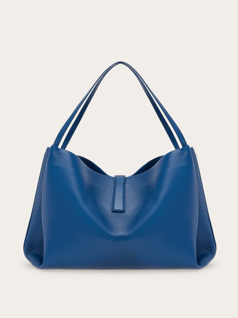 Ferragamo | Women's Tote Bag - Teal Blue