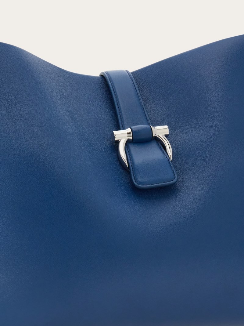 Ferragamo | Women's Tote Bag - Teal Blue