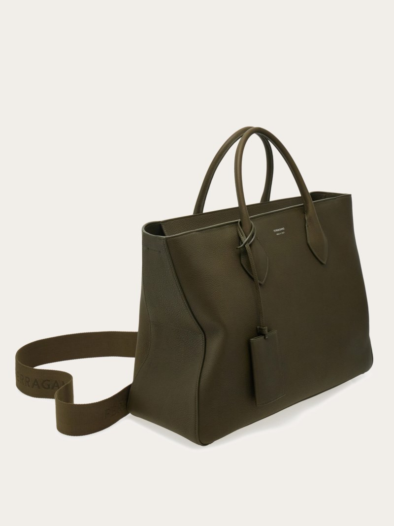 Ferragamo | Women's Tote Bag - Olive Green