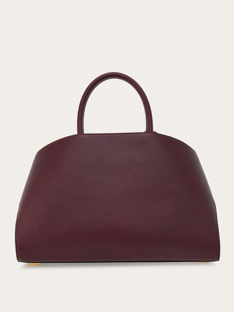 Ferragamo | Women's Hug Handbag - Dark Barolo