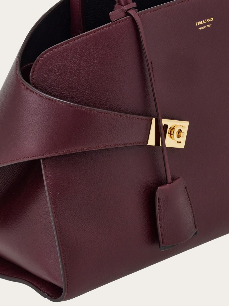 Ferragamo | Women's Hug Handbag - Dark Barolo