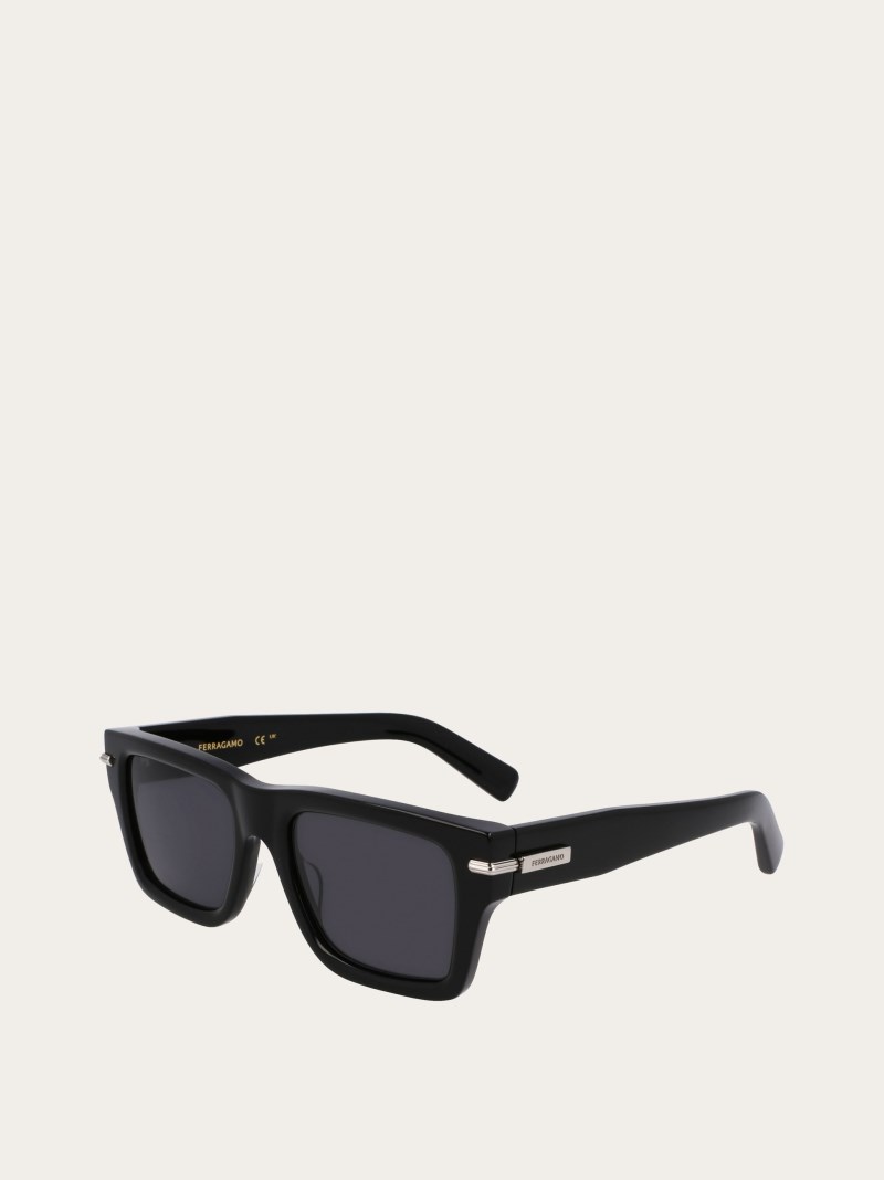 Ferragamo | Men's Sunglasses - Black/Grey