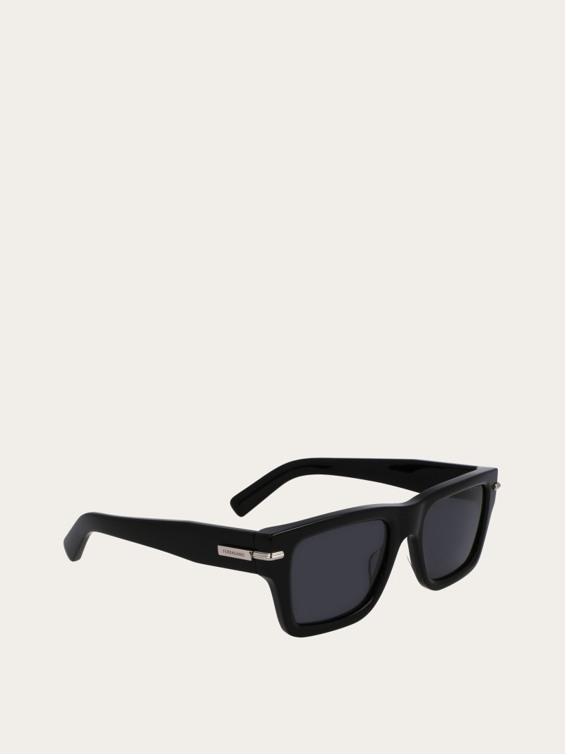 Ferragamo | Men's Sunglasses - Black/Grey