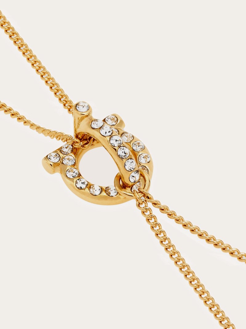 Ferragamo | Women's Gancini Pendant Necklace - Gold
