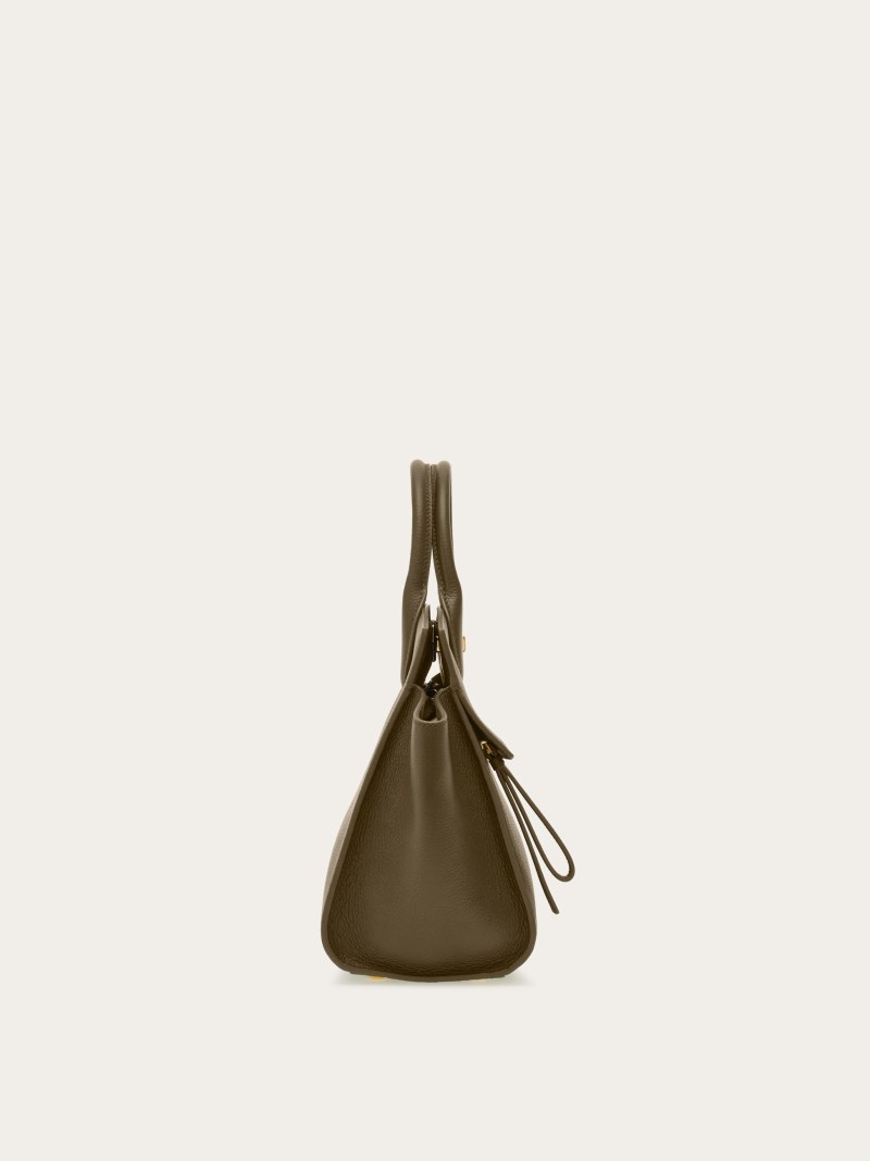 Ferragamo | Women's Studio Soft Bag - Olive Green