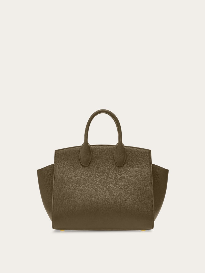 Ferragamo | Women's Studio Soft Bag - Olive Green