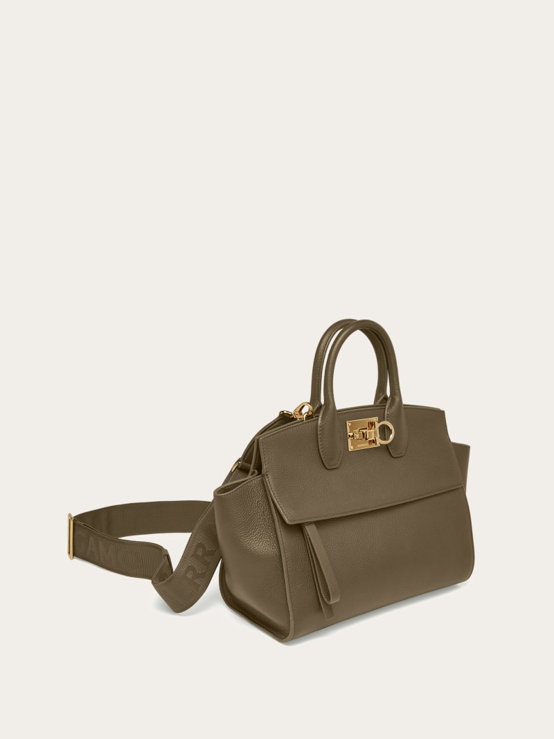 Ferragamo | Women's Studio Soft Bag - Olive Green