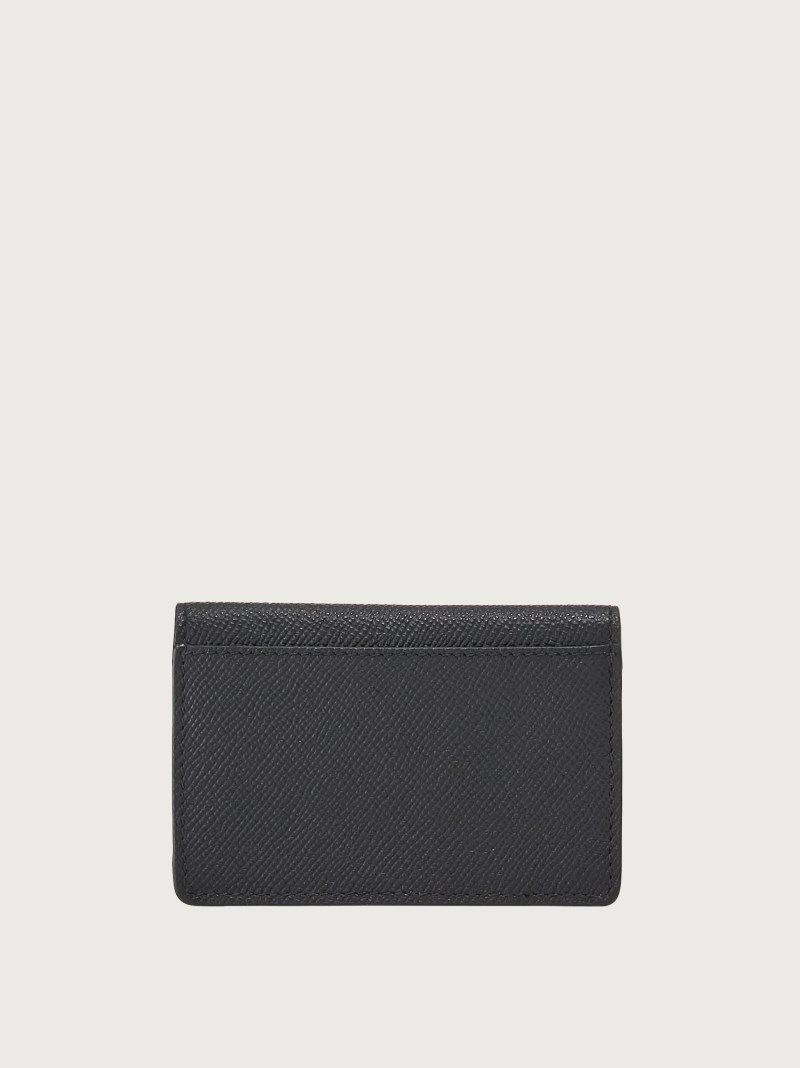 Ferragamo | Women's Gancini Credit Card Holder - Black