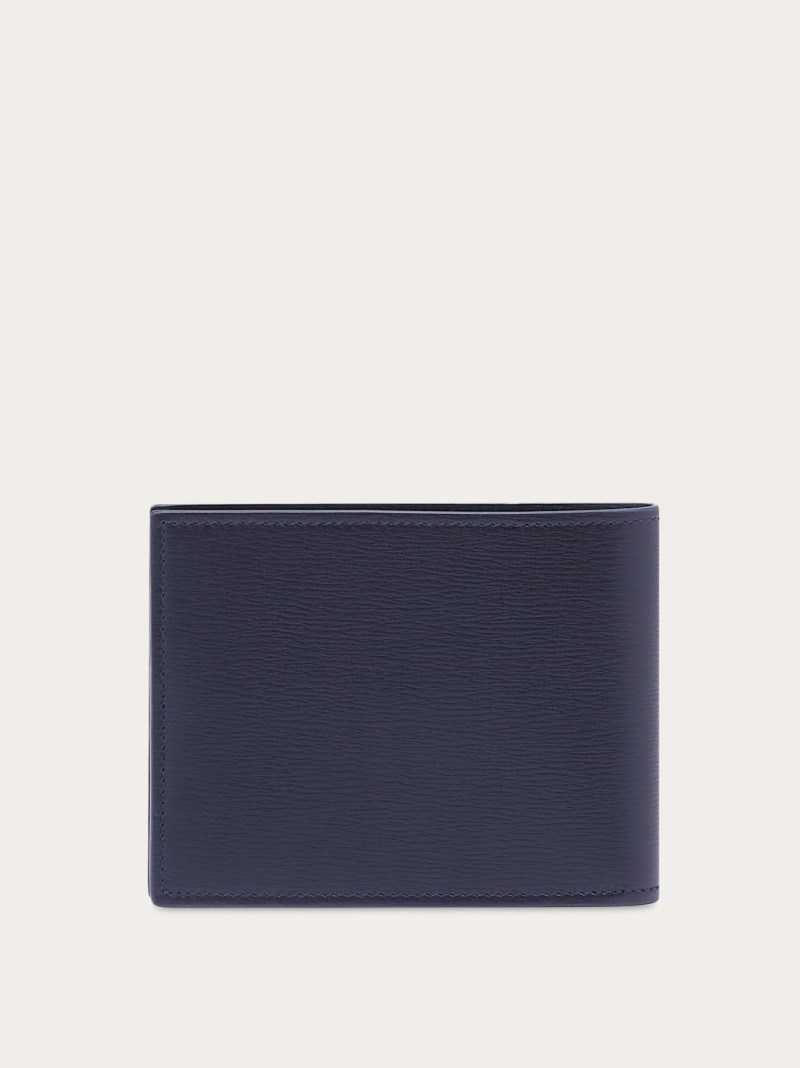 Ferragamo | Men's Classic Wallet - Midnight Blue/Black