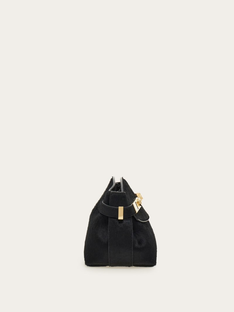 Ferragamo | Women's Hug Soft Crossbody Bag - Black