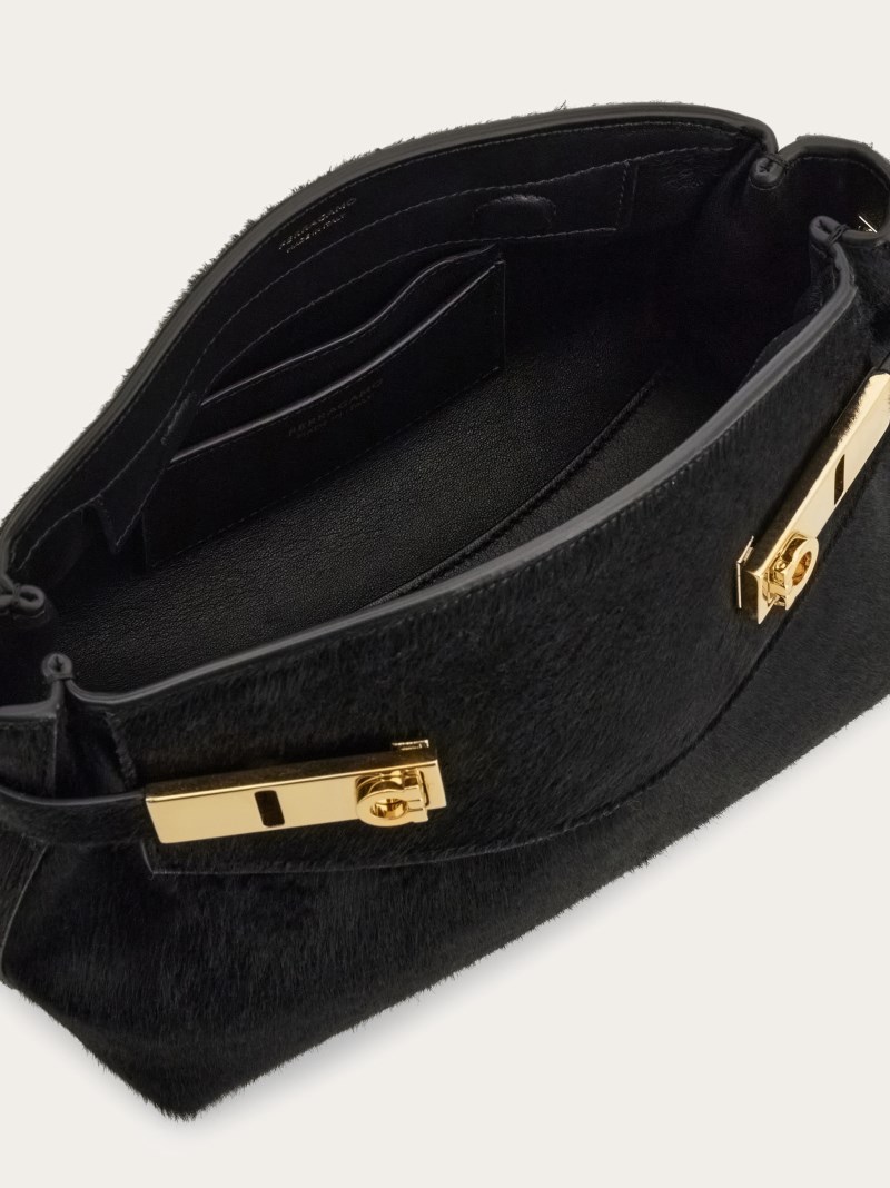 Ferragamo | Women's Hug Soft Crossbody Bag - Black