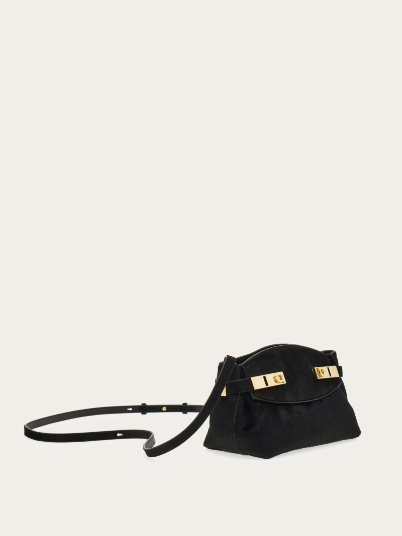 Ferragamo | Women's Hug Soft Crossbody Bag - Black