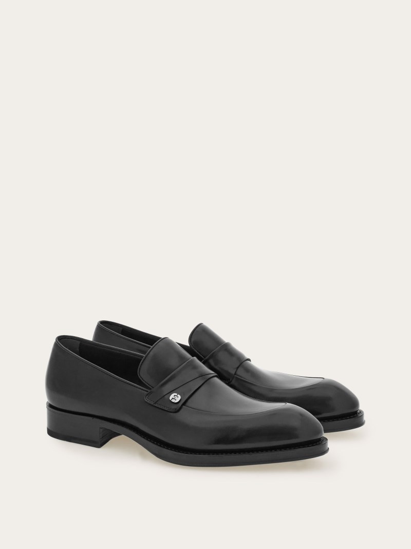 Ferragamo | Men's Tramezza Loafer - Black
